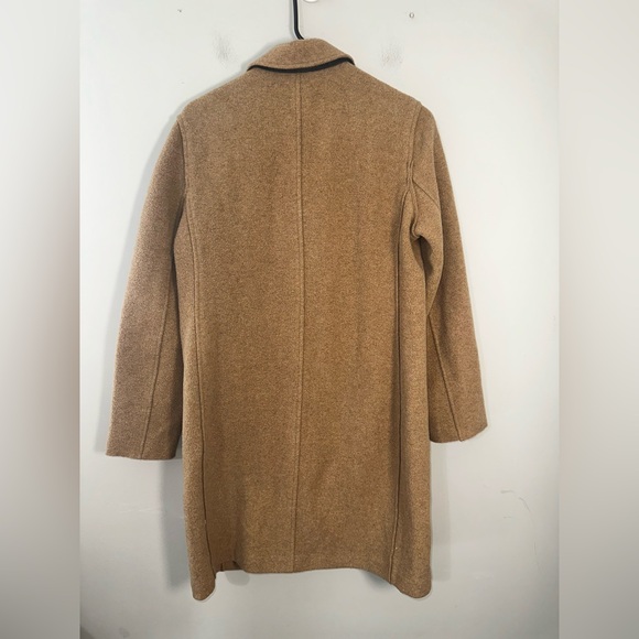 J CREW BOILED WOOL BLEND TOP COAT HEATHER ACORN GUC SIZE 6 - Picture 5 of 7